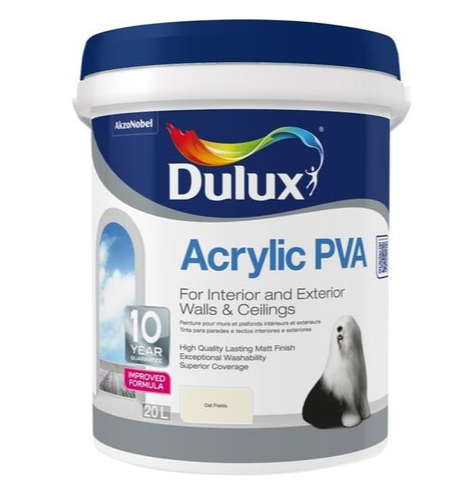Dulux Acrylic PVA – Oat Fields (20L)