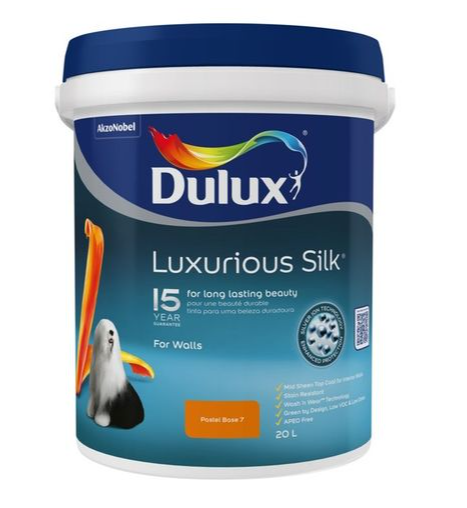 Dulux Luxurious Silk Base 7 Pastel (20L)