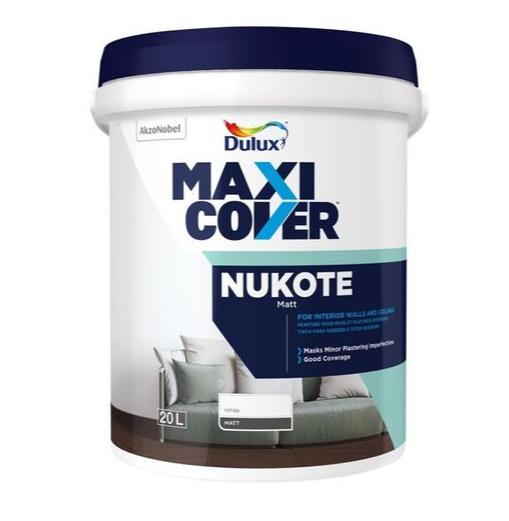 Dulux Maxicover Nukote – White (20L)