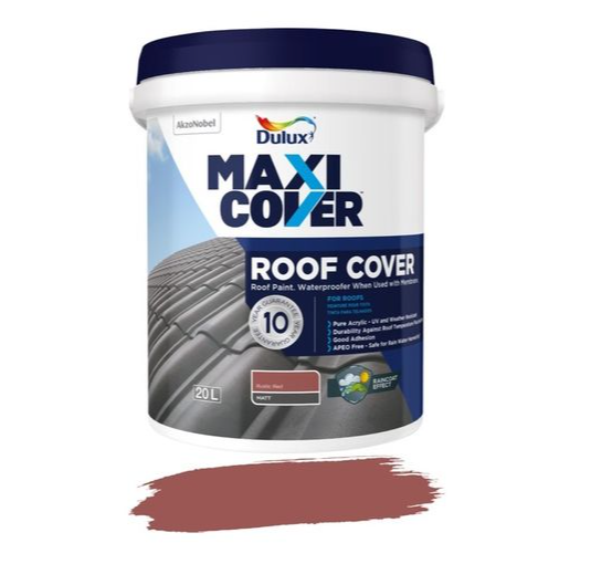 Dulux Maxicover Roof Cover – Rustic Red (20L)