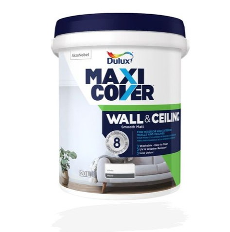 Dulux Maxicover Wall and Ceiling – White (20L)
