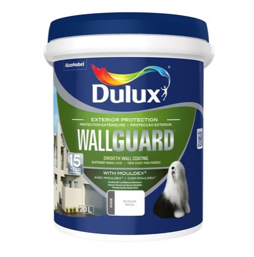 Dulux Wallguard Mid-Sheen – White (20L)