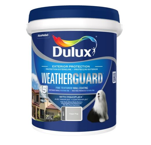 Dulux Weatherguard Fine Textured – Cape Fog (20L)