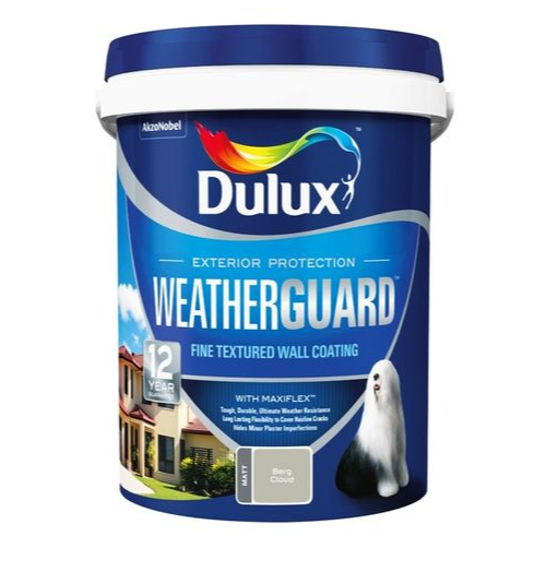 Dulux Weatherguard Fine Textured – Grey Wind (20L)