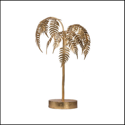 Palm table lamp