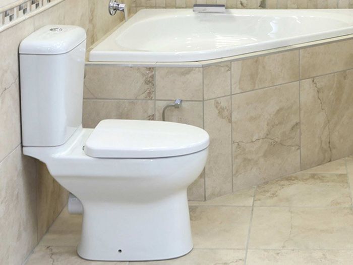 Betta Iqwa White Dual Top Flush Toilet Suite – Incl. Seat