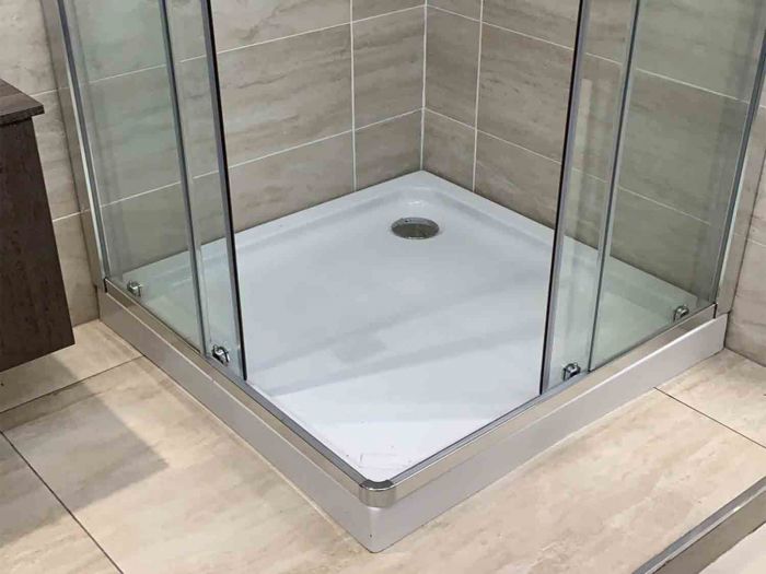 CrystalTech Square Acrylic Shower Tray – 900 x 900 x 120mm