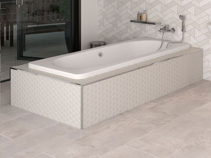 Iqwa White Built-in Straight Bath – 1800 x 900mm