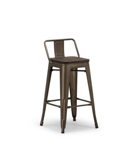 Tyce Counter Bar Chair – Weathered Bronze