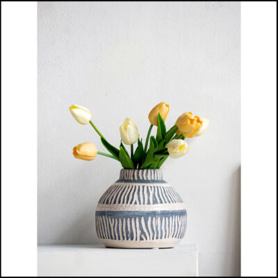 1706 ceramic vase short